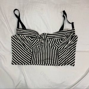 American apparel bustier top